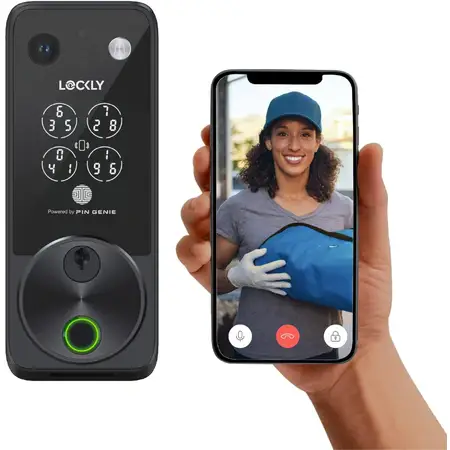 Fingerprint Deadbolt for Front Door PIN Genie Keypad