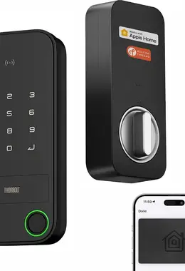 IOS ONLY Smart Keyless Entry HomeKit Door Lock