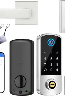 Keyless Entry Door Deadbolt with Handle Set