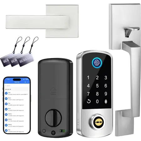 Keyless Entry Door Deadbolt with Handle Set