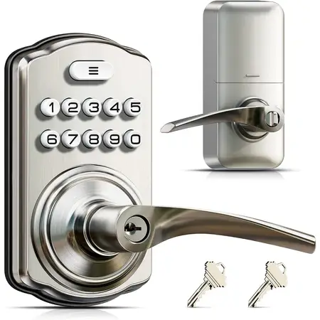 Keypad Door Lock with Zinc Alloy Handle