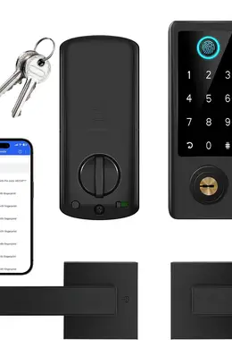 Smart Fingerprint Door Lock with Handle Set